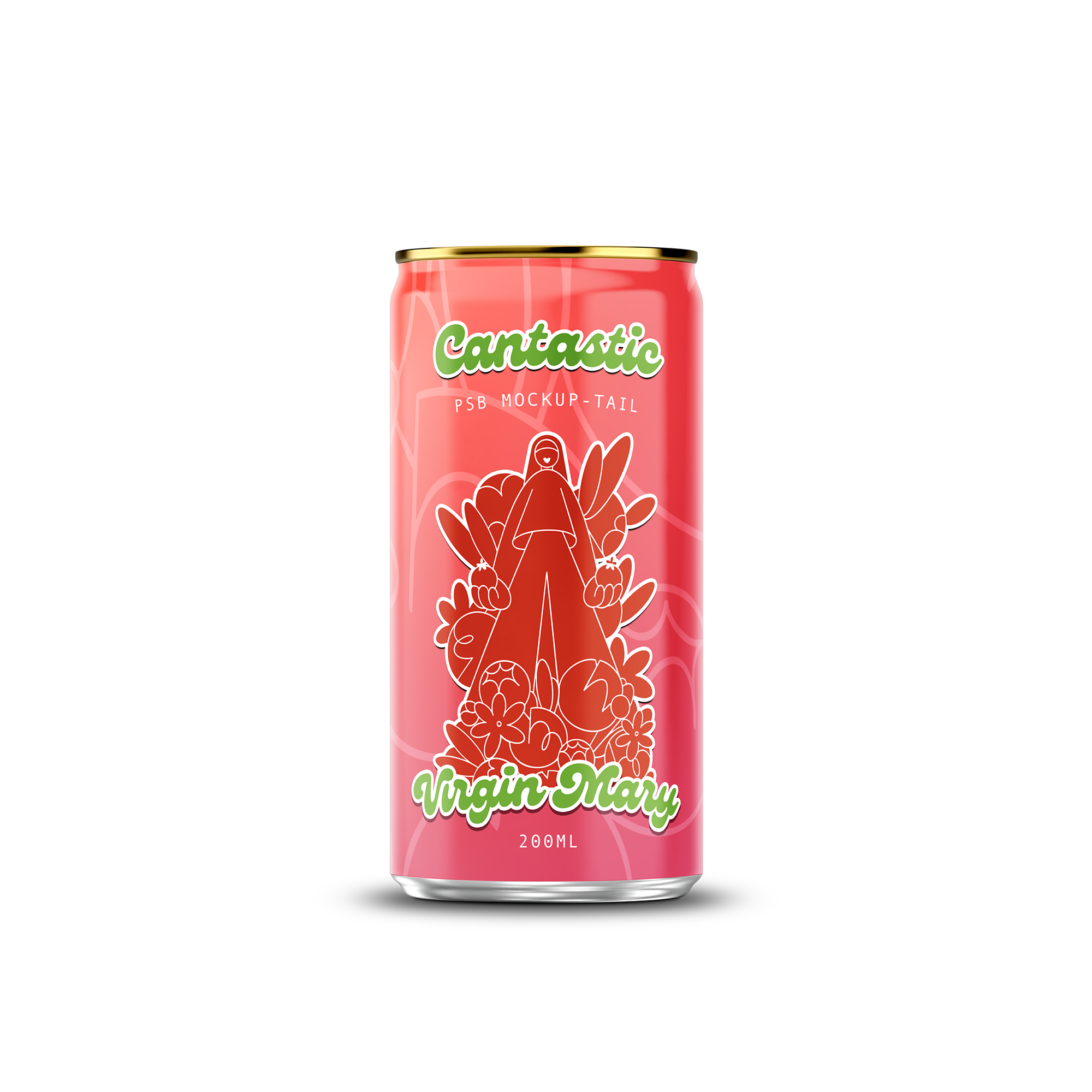 200ml Slim Can Template (PSB)